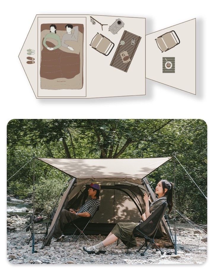 Lều đôi leo núi Naturehike CNK2300ZP017