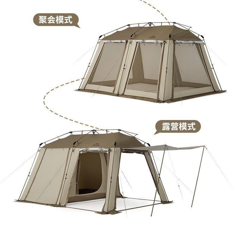 Lều biệt thự Naturehike Glamping CNH23ZP12003 - Nâng cấp lều Village 13