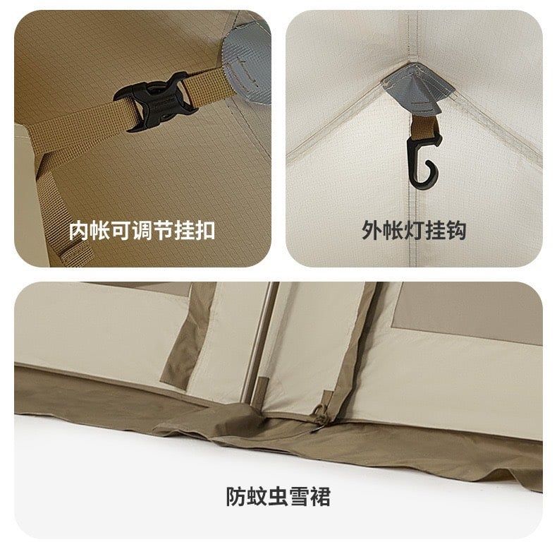 Lều biệt thự Naturehike Glamping CNH23ZP12003 - Nâng cấp lều Village 13