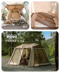 Lều biệt thự Naturehike Glamping CNH23ZP12003 - Nâng cấp lều Village 13