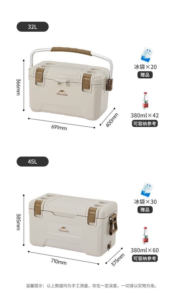 Thùng lạnh kháng khuẩn Naturehike CNH22CJ10001 - 32 và 42L