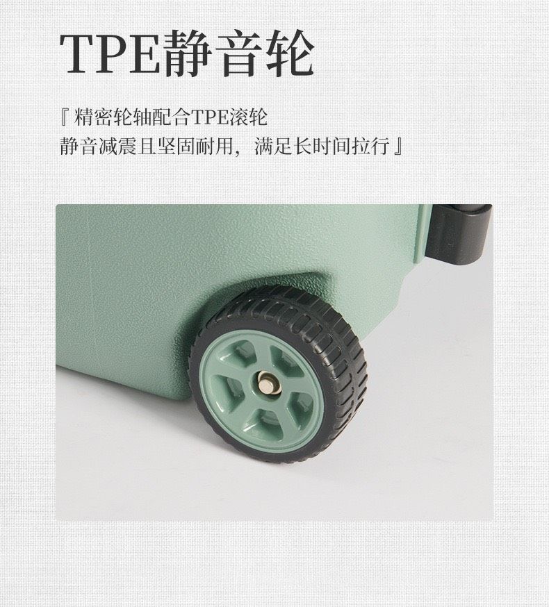 Thùng giữ nhiệt có bánh xe kéo Naturehike NH20SJ021 sử dụng dã ngoại, cắm trại đa năng