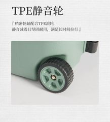 Thùng giữ nhiệt có bánh xe kéo Naturehike NH20SJ021 sử dụng dã ngoại, cắm trại đa năng