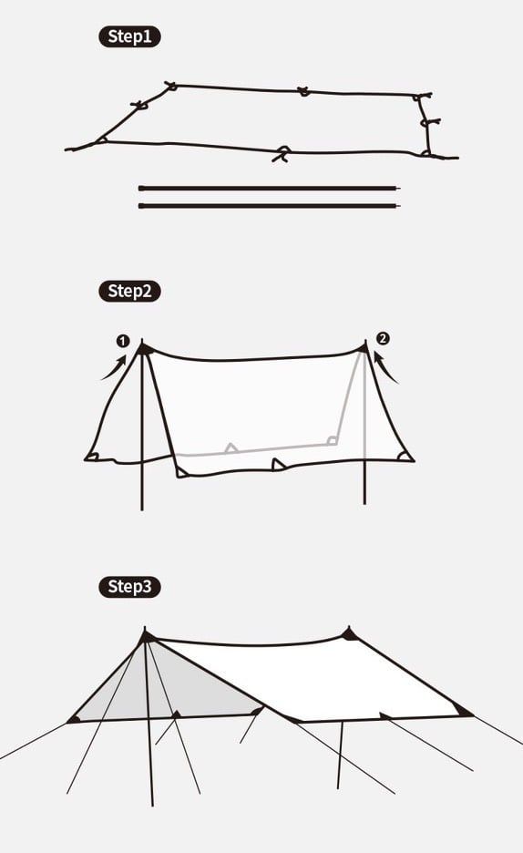 Tăng vải phủ Vinyl Polyester Naturehike NH20TM006