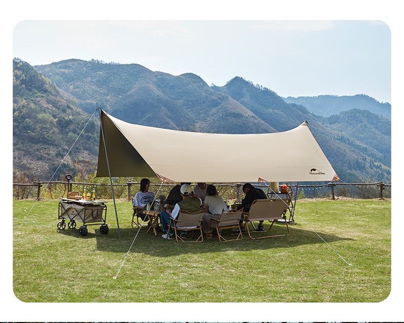 Tăng siêu chống nắng Naturehike NH20TM006 - Keo Titan đen