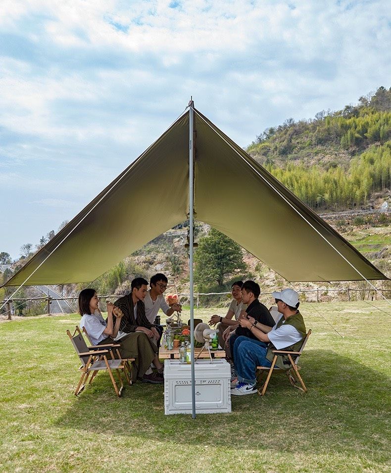 Tăng siêu chống nắng Naturehike NH20TM006 - Keo Titan đen