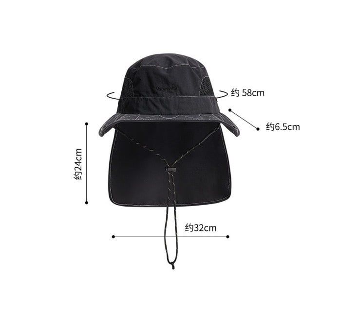 Mũ tai bèo có phủ gáy Naturehike CNH23MZ014