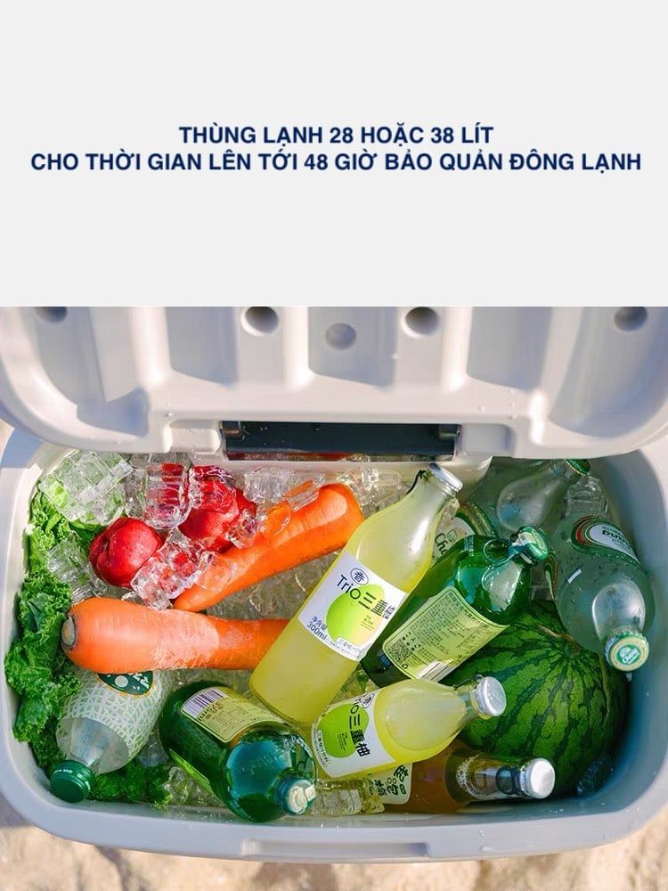 Thùng bảo ôn Naturehike CNK2300BS013 (phiên bản bánh xe)