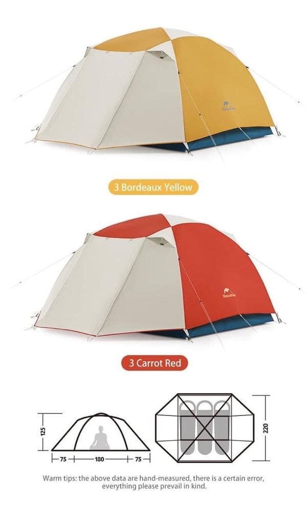 Lều cắm trại siêu nhẹ Naturehike CNK2300ZP024 - Chống gió, chống nước PU2000mm