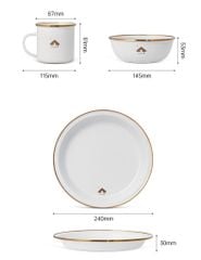 Bộ bát đĩa cốc Naturehike Glamping CNK2300CW013