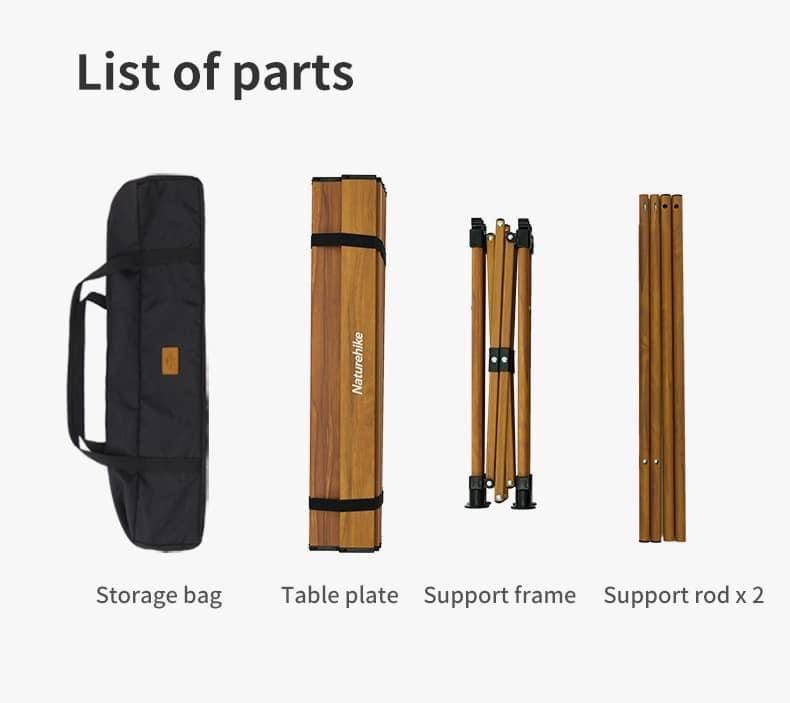 Bàn nhôm dã ngoại gấp gọn Naturehike CNH22JU038