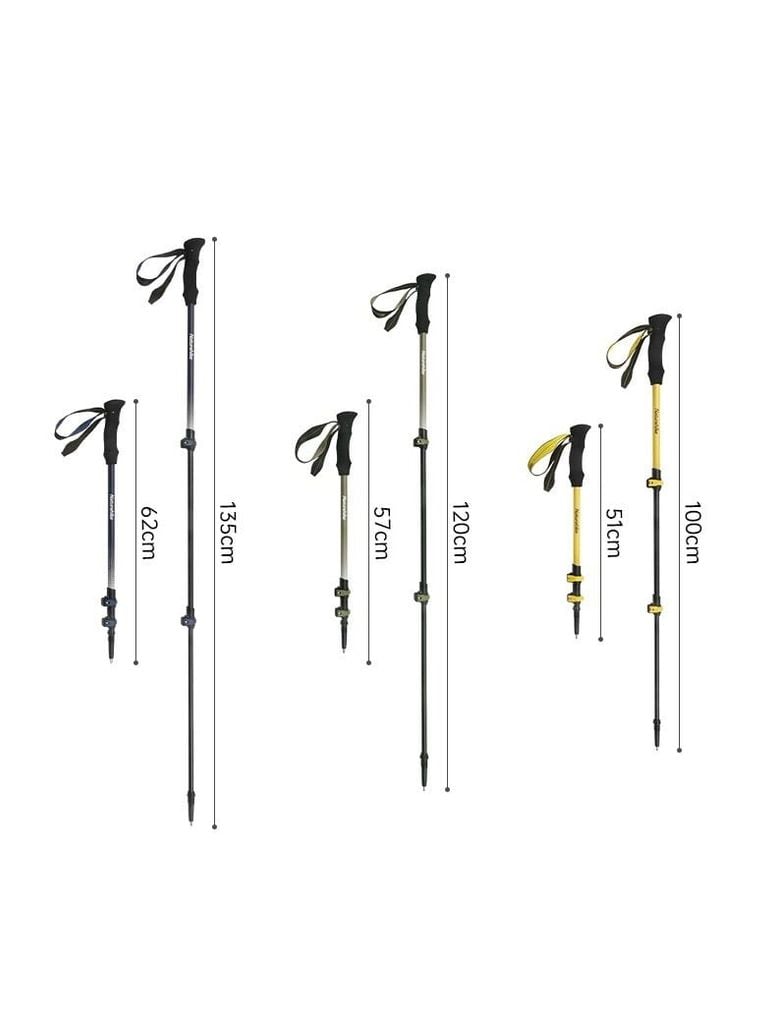 Gậy leo núi Carbon siêu bền Naturehike CNK2300DS010