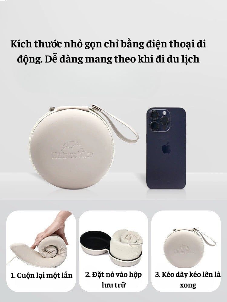 Gối chữ u kê cổ 3D Naturehike CNK2450WS019