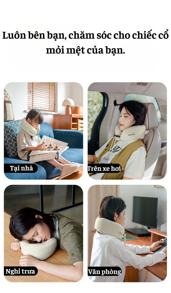 Gối chữ u kê cổ 3D Naturehike CNK2450WS019