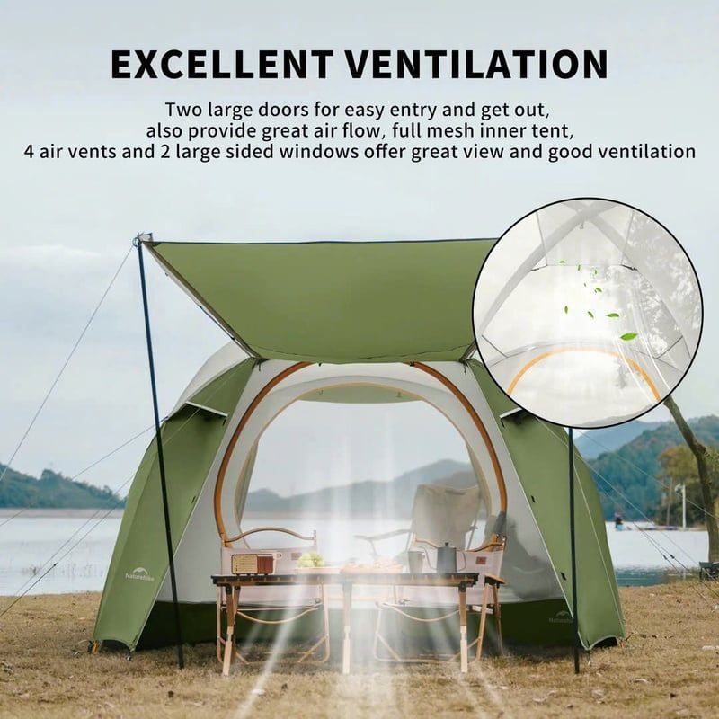 Lều đường hầm cấu trúc siêu nhẹ Naturehike CNK2450WS041