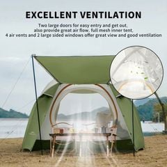 Lều đường hầm cấu trúc siêu nhẹ Naturehike CNK2450WS041