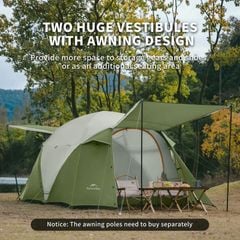 Lều đường hầm cấu trúc siêu nhẹ Naturehike CNK2450WS041