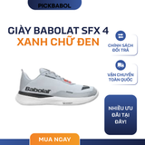 Giày Babolat SFX EVO Xanh Chữ Đen 