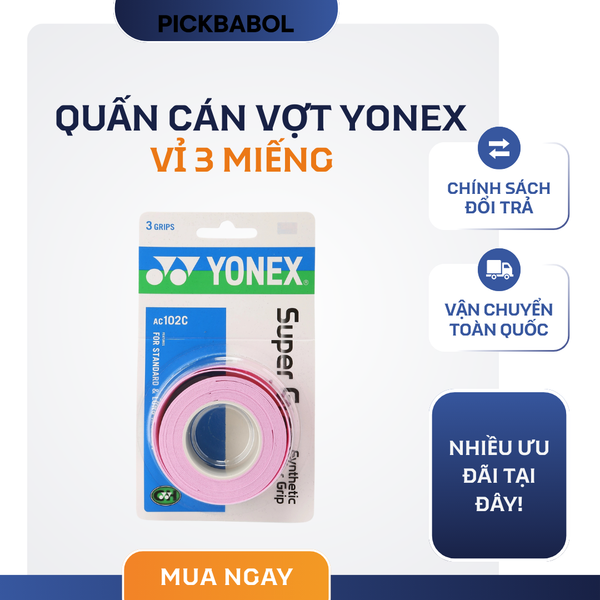  Quấn cán vợt YONEX - Vỉ 3 miếng 