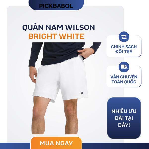  Quần Nam Wilson - BRIGHT WHITE 