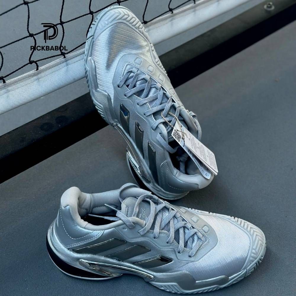  Giày Adidas Baricede 13 xám bạc 