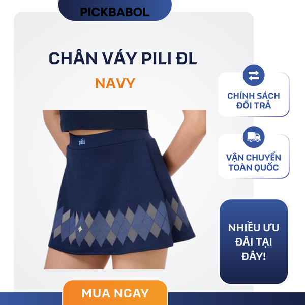  Chân váy PILI DL - Navy 