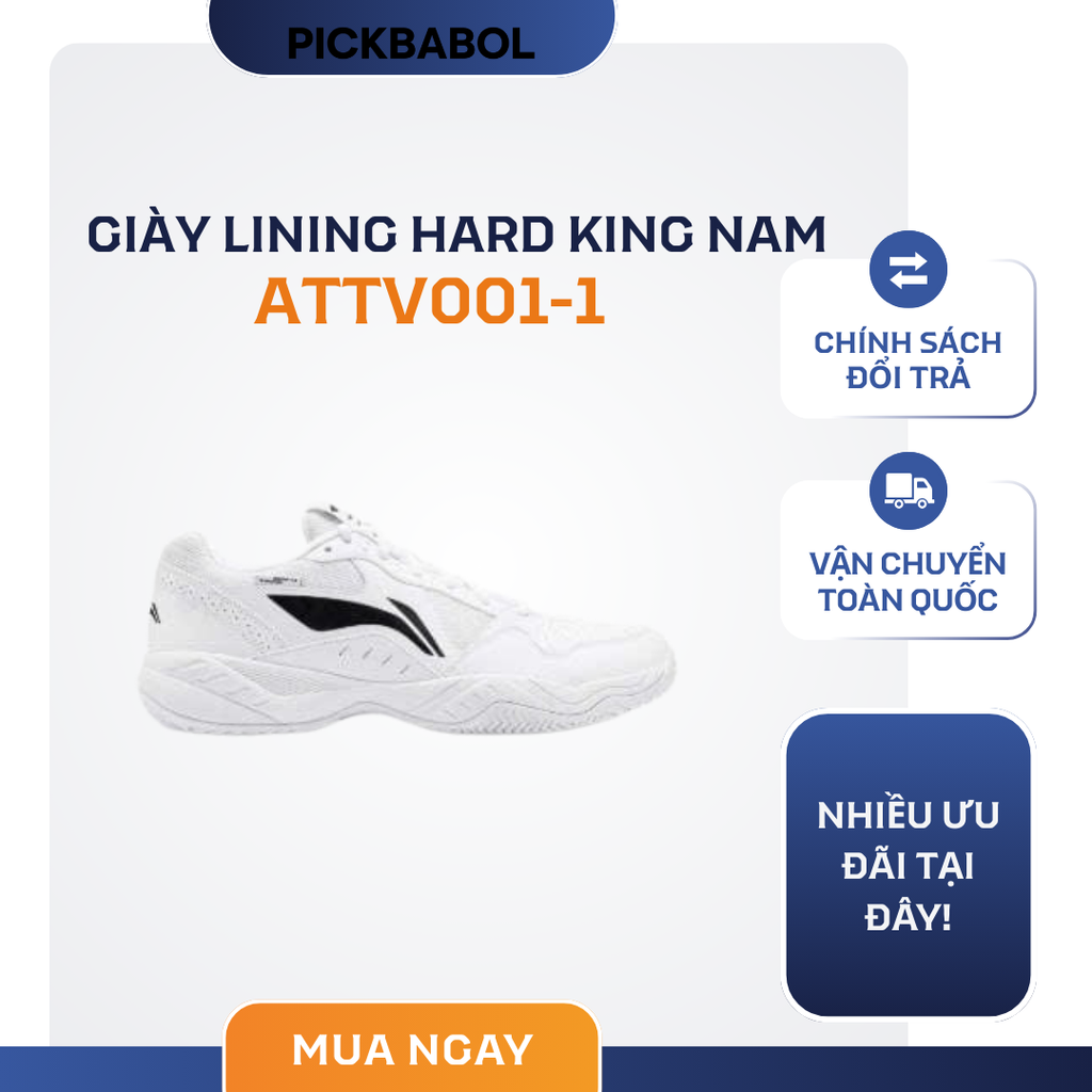  Giày Lining Hard King Nam ATTV001-1 