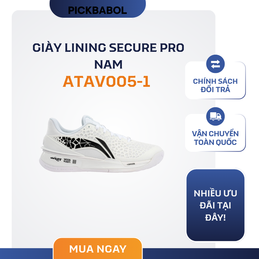  Giày Lining SECURE PRO Nam ATAV005-1 