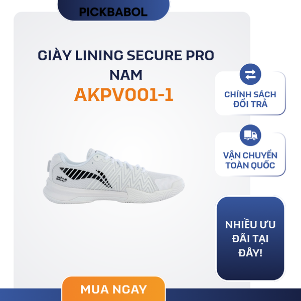  Giày Lining SORTIE PRO Nam AKPV001-1 