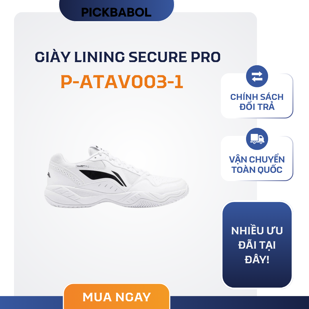  Giày Lining SECURE PRO P-ATAV003-1 