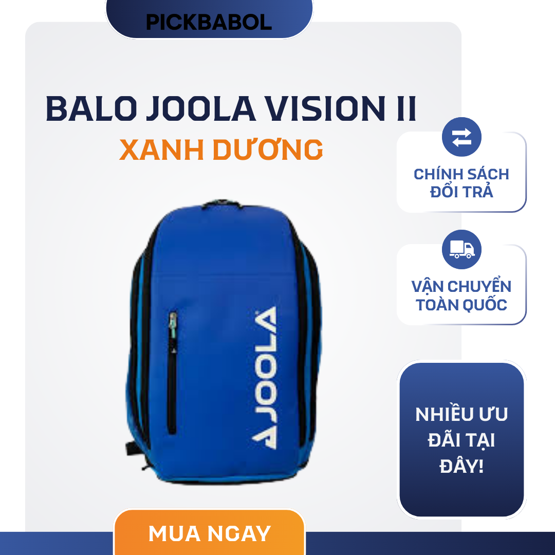  Balo Joola Vision II Deluxe - Xanh dương 