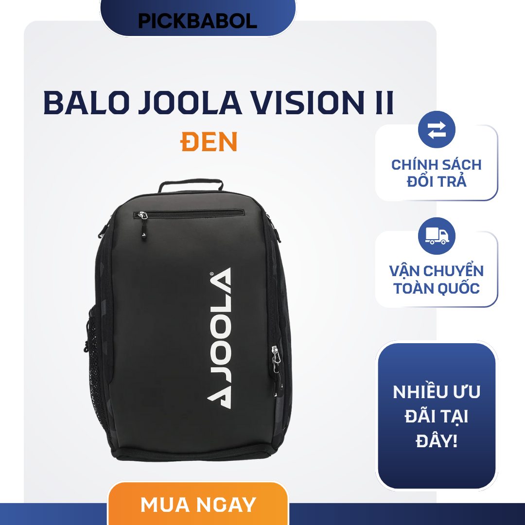  Balo Joola Vision II Deluxe - Màu đen 