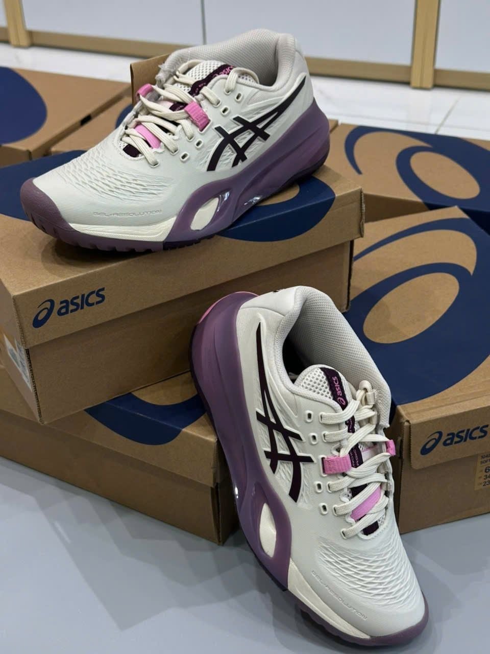  Giày Tennis/Pickleball Asics Gel Resolution X - Tím 1042A279.250 