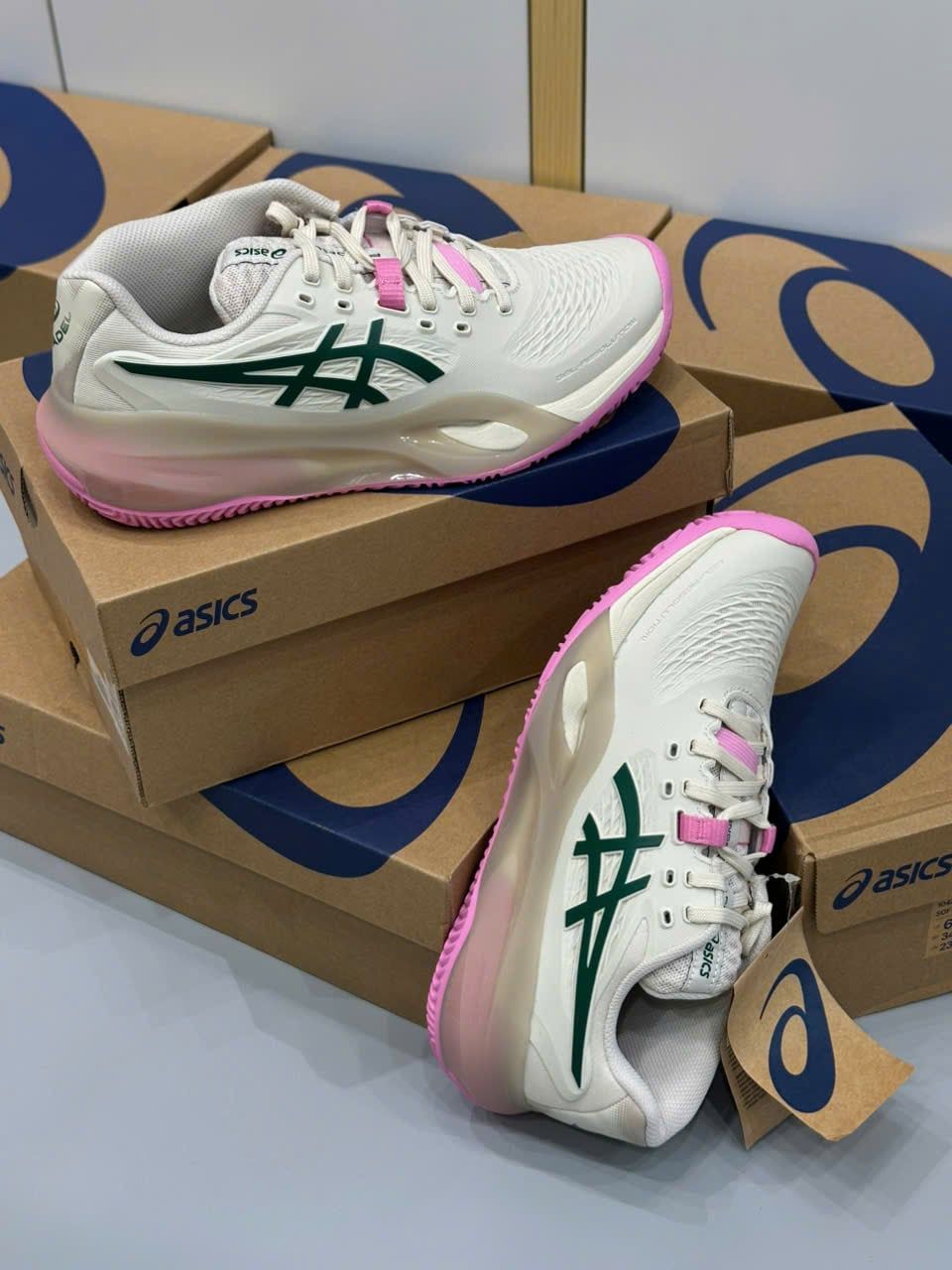  giày Asics GEL-RESOLUTION X PADEL - Hồng 1042A285.250 