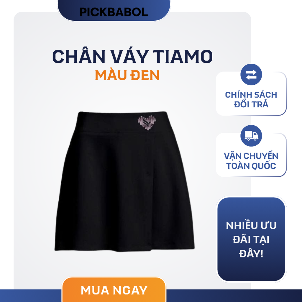  Chân váy Tiamo - Đen 