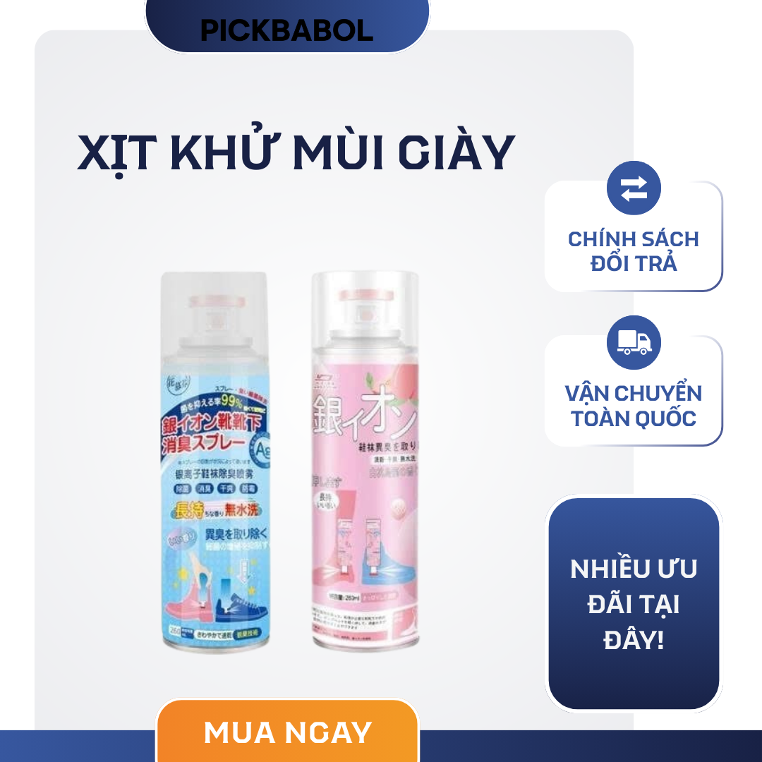  Xịt khử mùi giày 