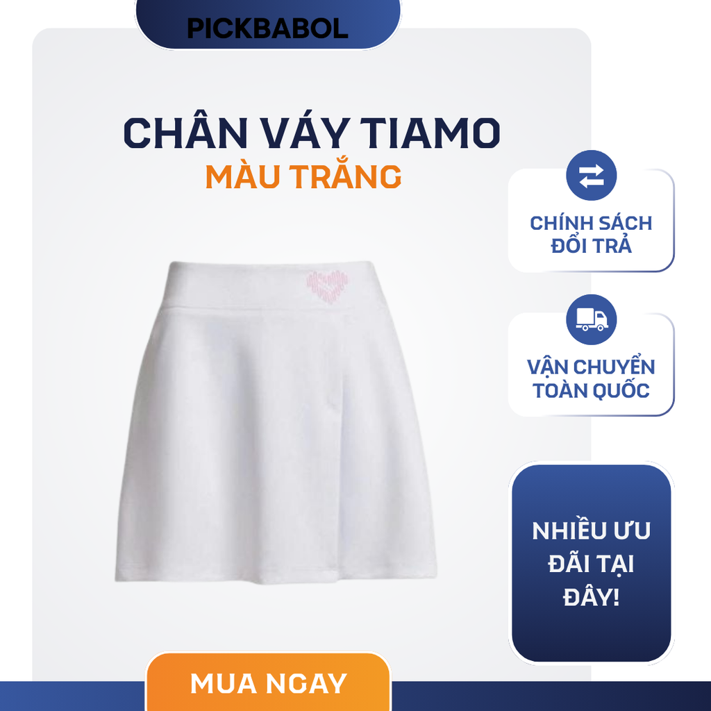  Chân váy Tiamo - Trắng 