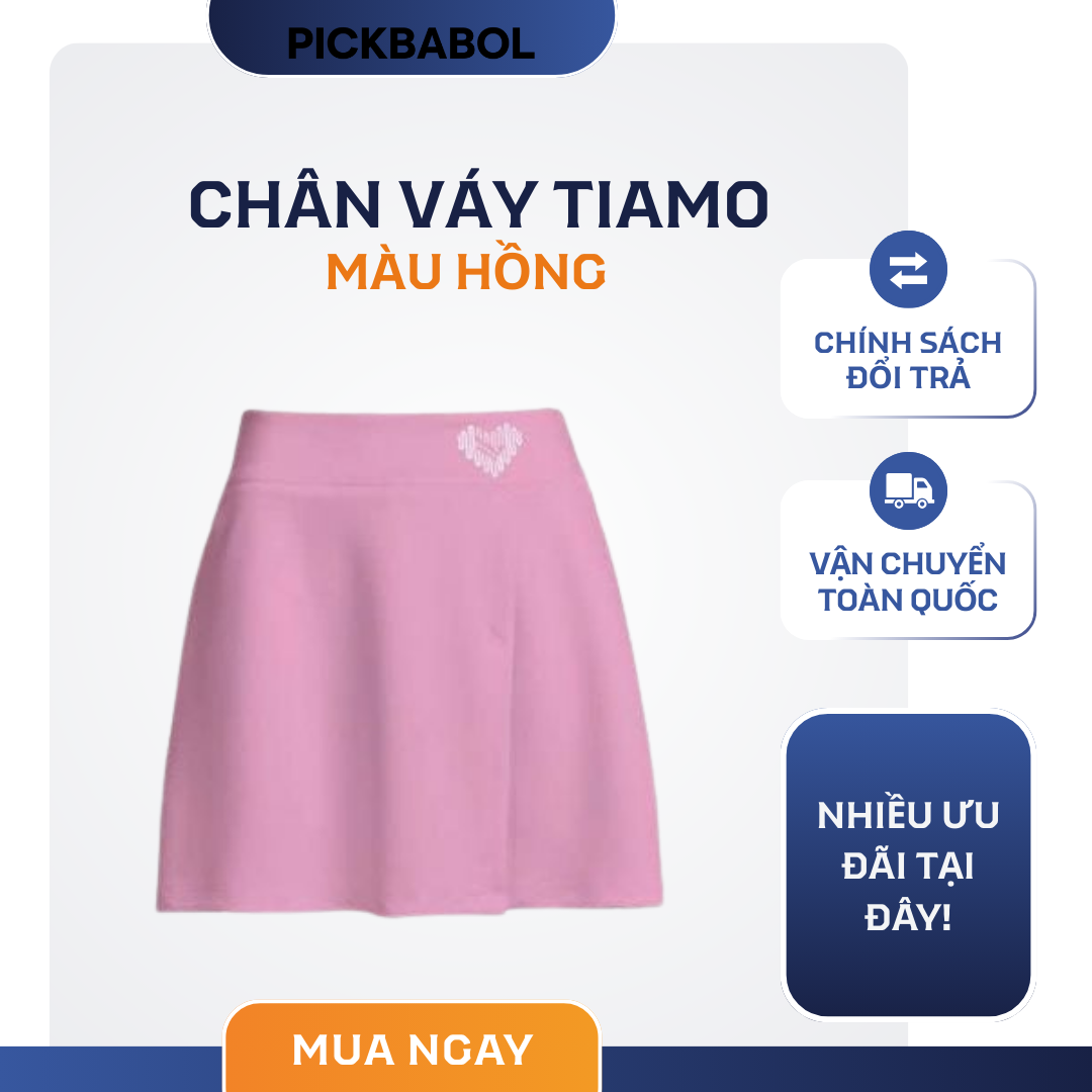  Chân váy Tiamo - Hồng 