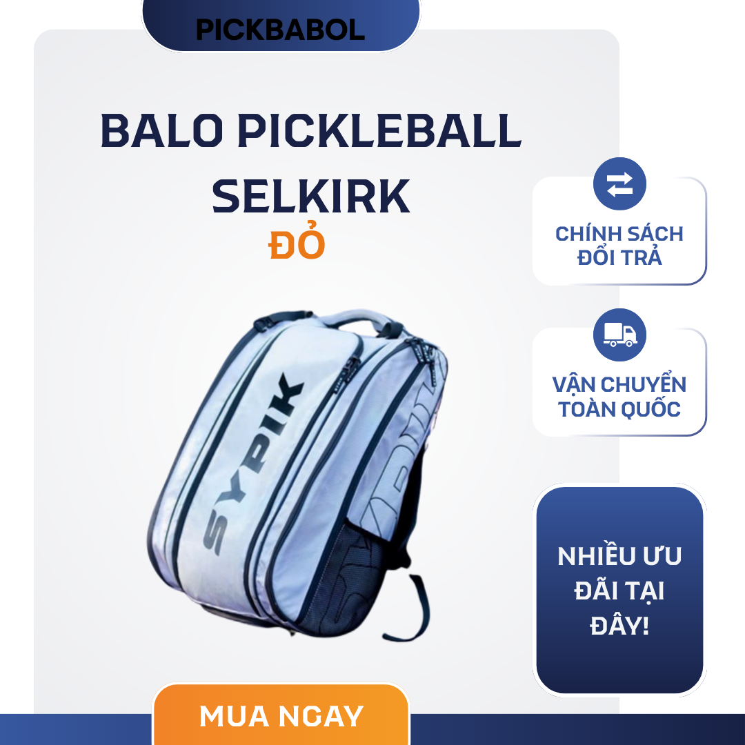  Balo Pickleball Sypik 2025 - Bạc 