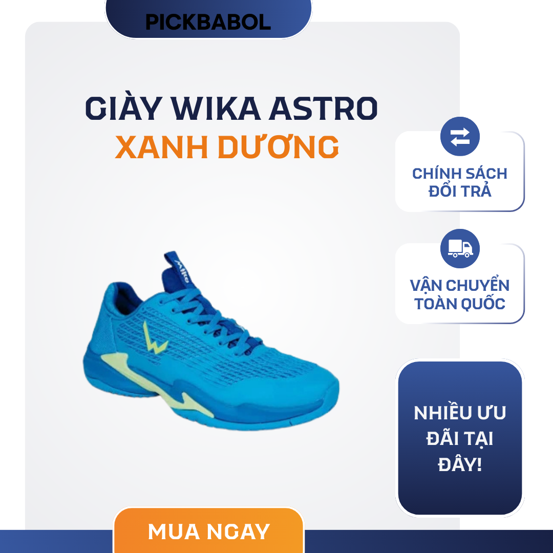  Giày Wika Astro - Xanh dương 