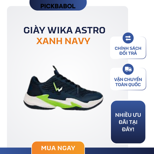  Giày Wika Astro - Xanh navy 