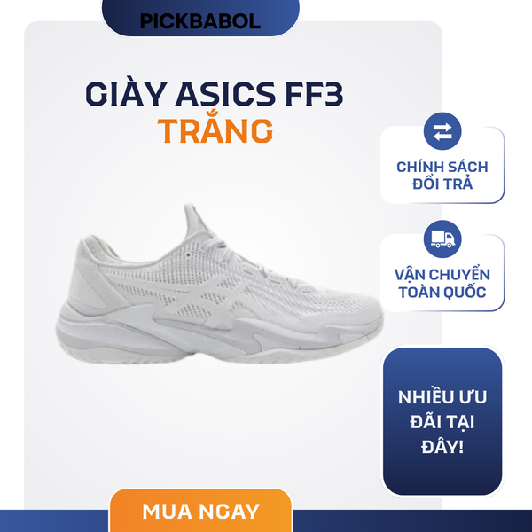  Giày Asics FF3 - Trắng 