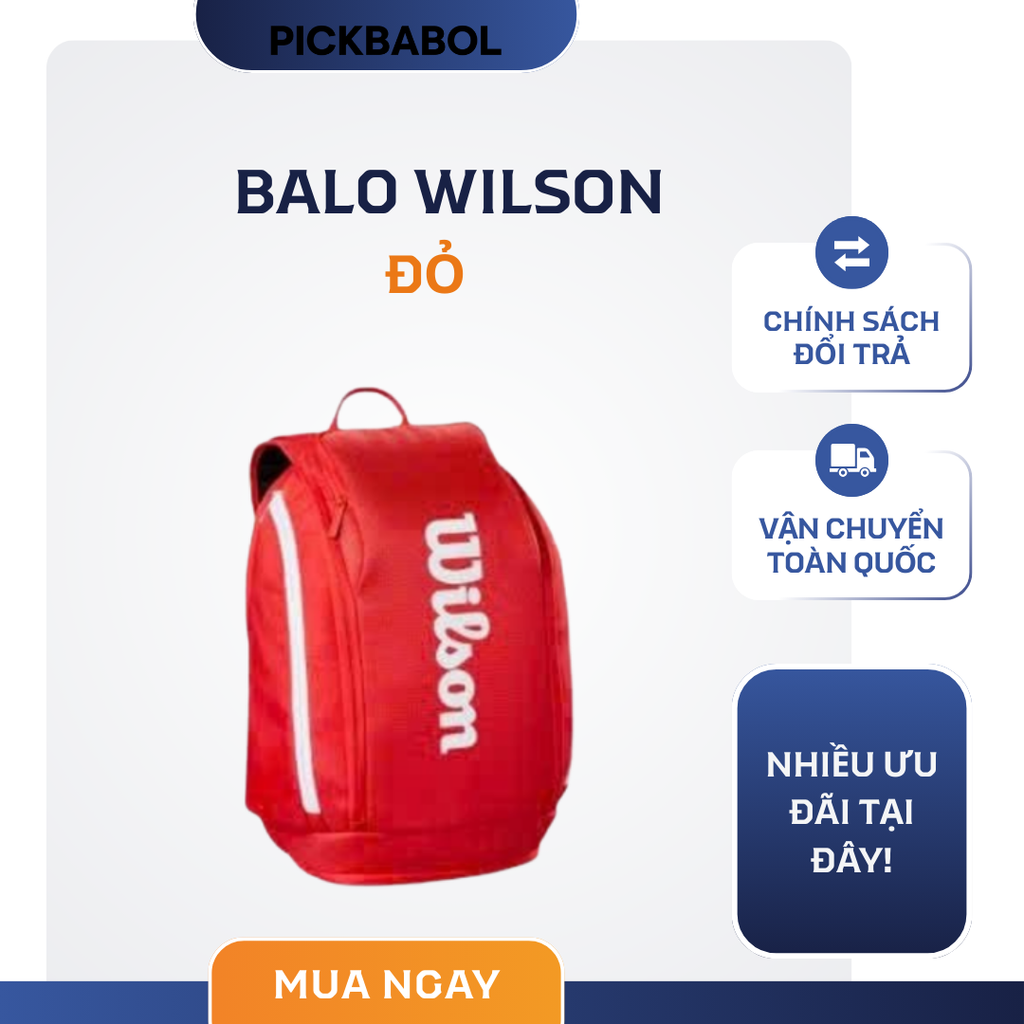  Balo Wilson - Đỏ 