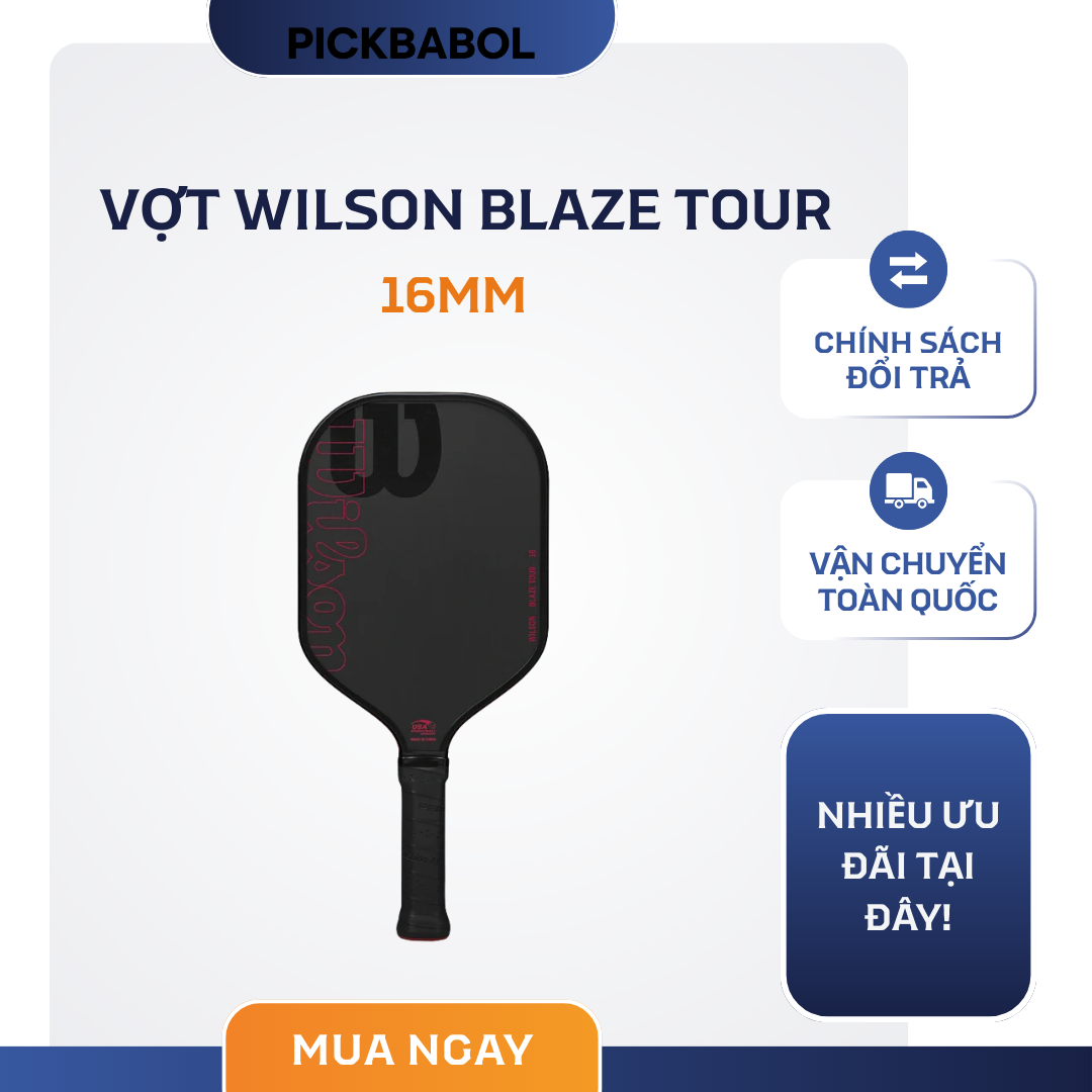  Vợt Wilson Blaze Tour - 16mm 