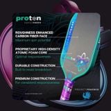  Vợt Proton Project Peacock Elongated 13mm 