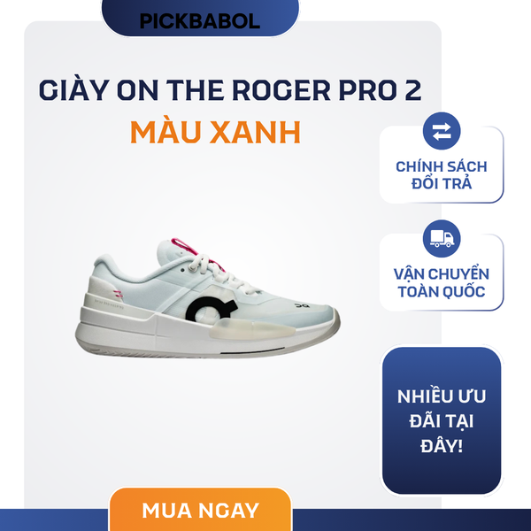  Giày ON The Roger Pro 2 - Màu xanh hồng 