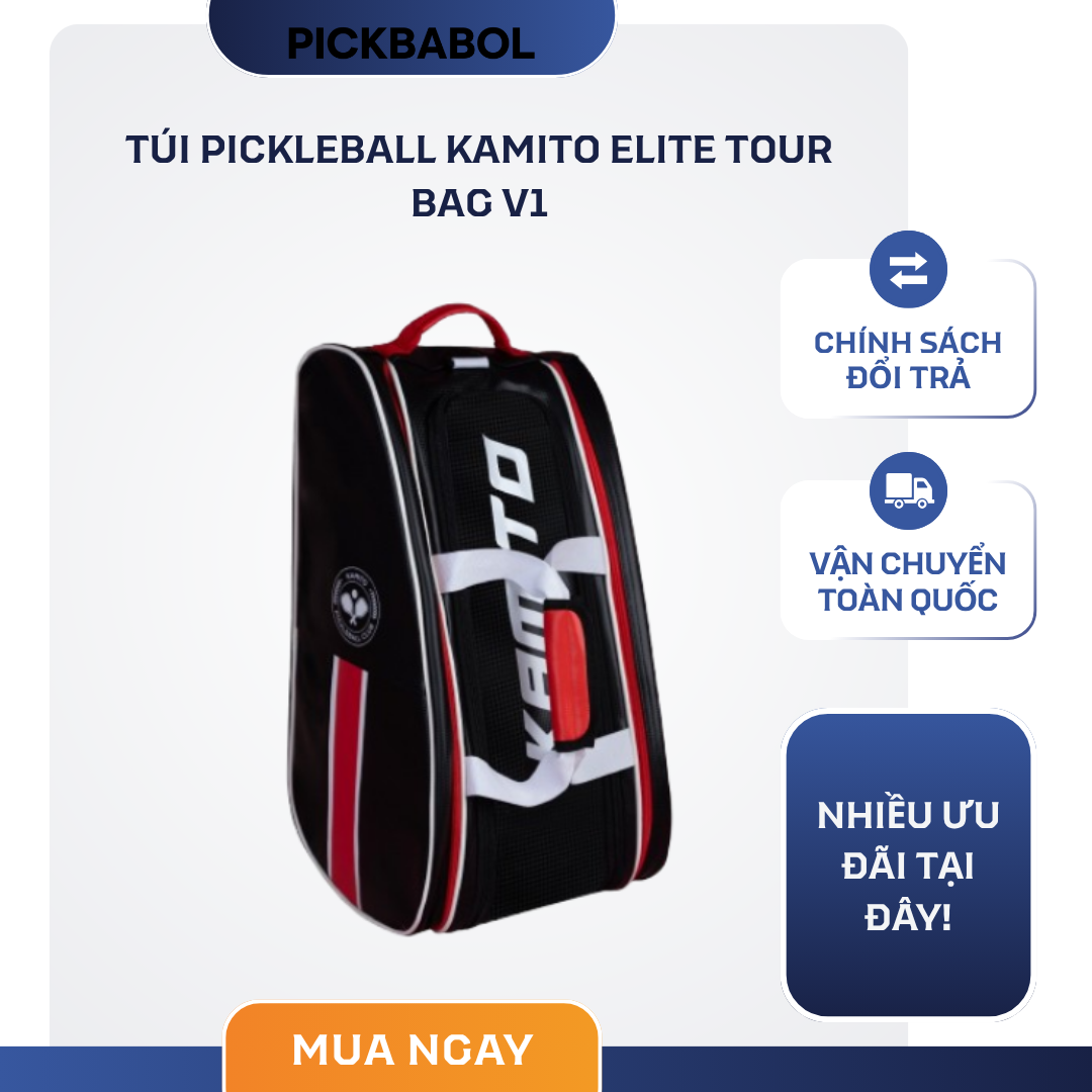  Túi Pickleball Kamito Elite tour bag V2 