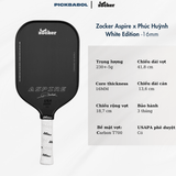  Vợt Pickleball Zocker Aspire - 16mm 