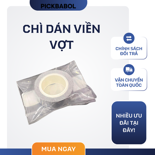 Chì dán viền vợt Pickleball ( cuộn ) 