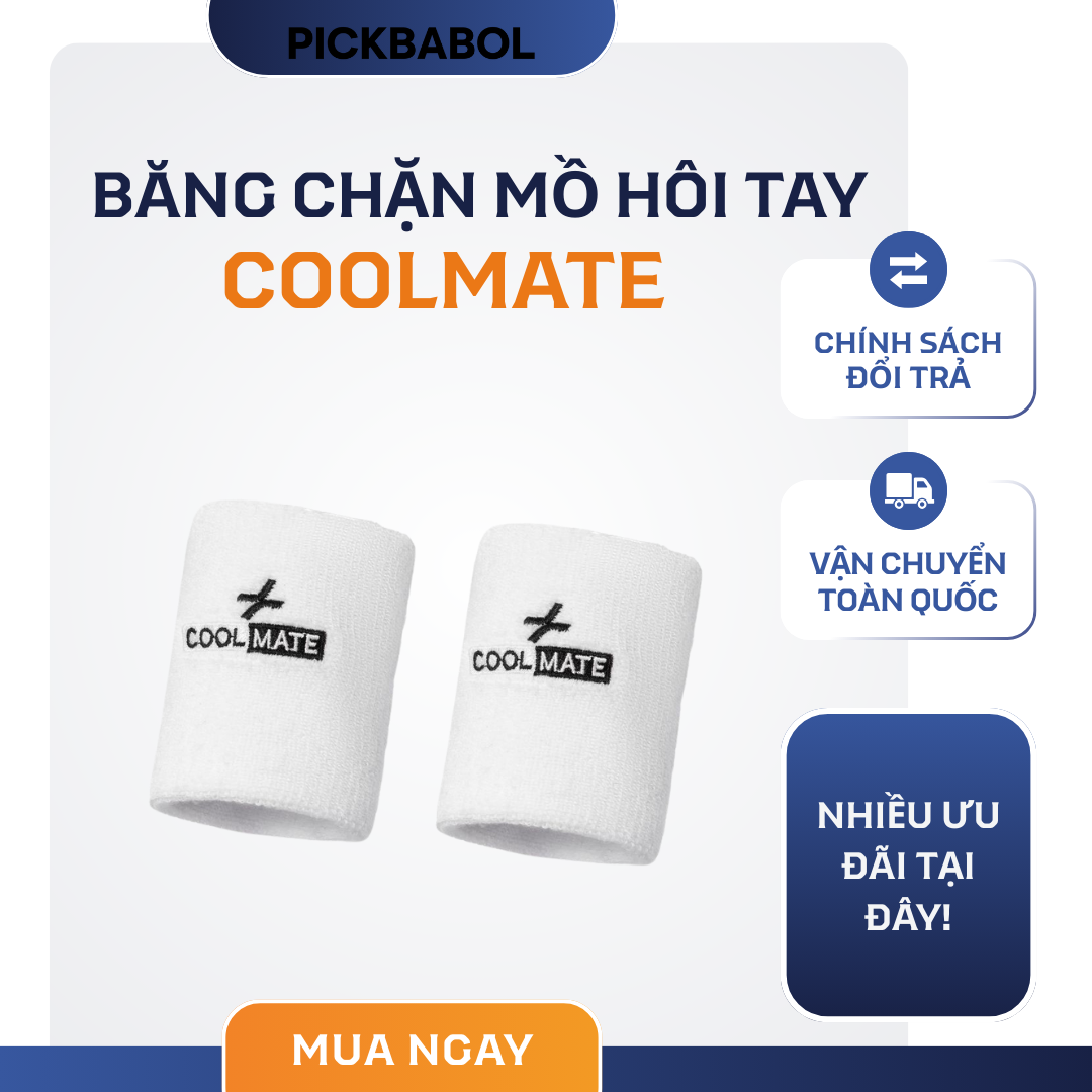  Băng chặn mồ hôi tay Cool mate 